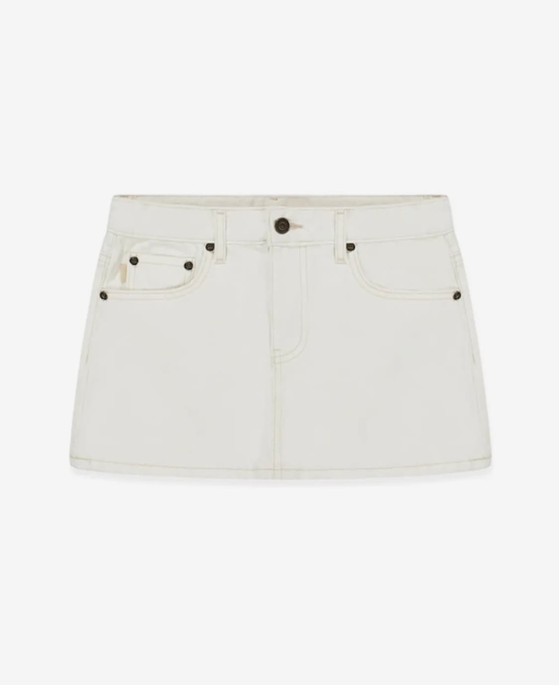 글로니 99 low rise mini skirt white 상품이미지1