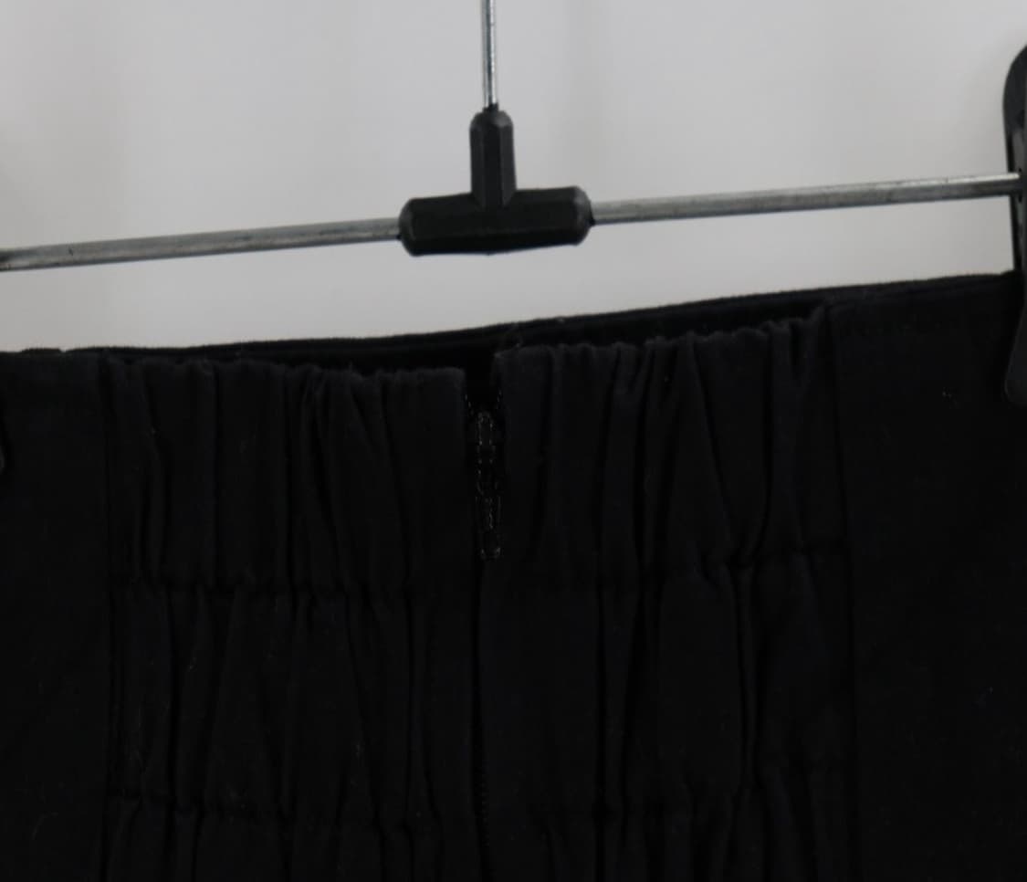 빈티지 플레어 롱 스커트 블랙 상품이미지4