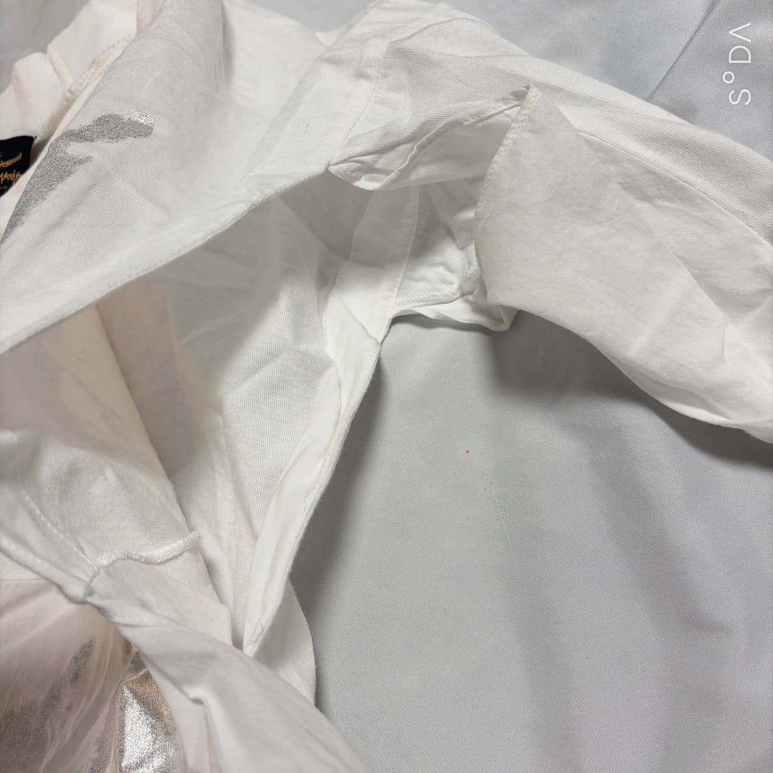 비비안웨스트우드 실버 프린팅 옆트임 원피스 40 상품이미지5