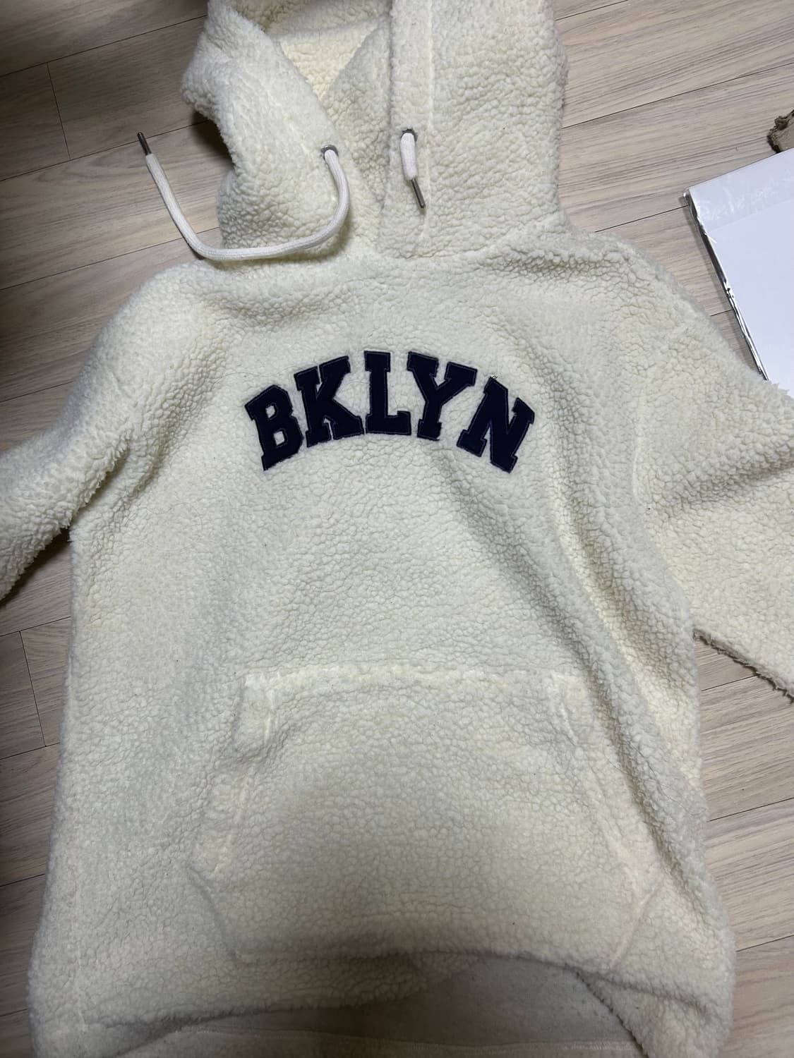 BKLYN 양털 후드티 상품이미지1