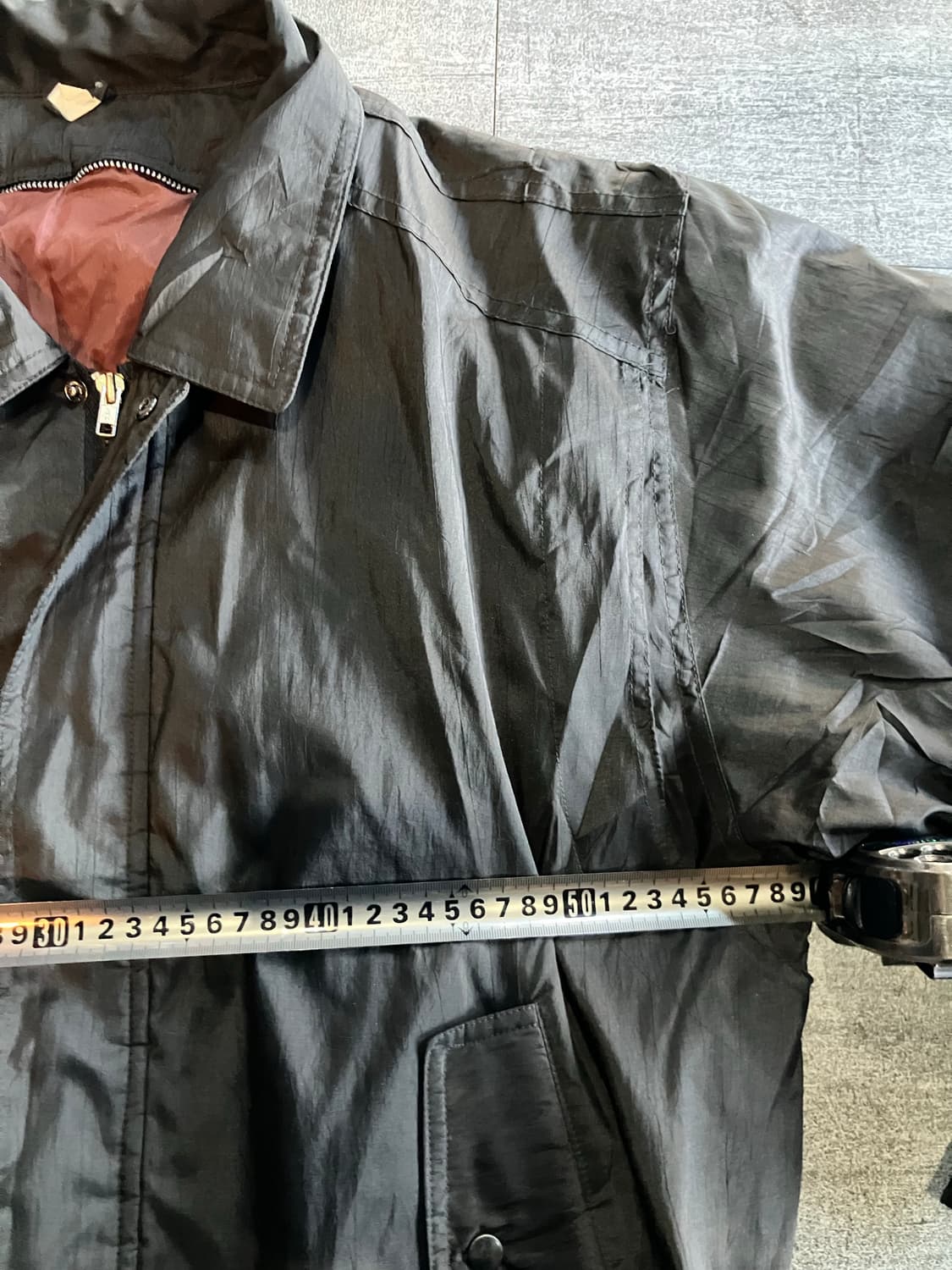 일본빈티지 올드스쿨아메카지 스트릿 혁오풍 아방핏블루종 봄버자켓 상품이미지3