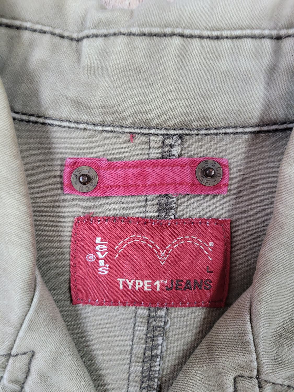 Levis 리바이스 Type 1 워크 자켓 베이지 상품이미지3