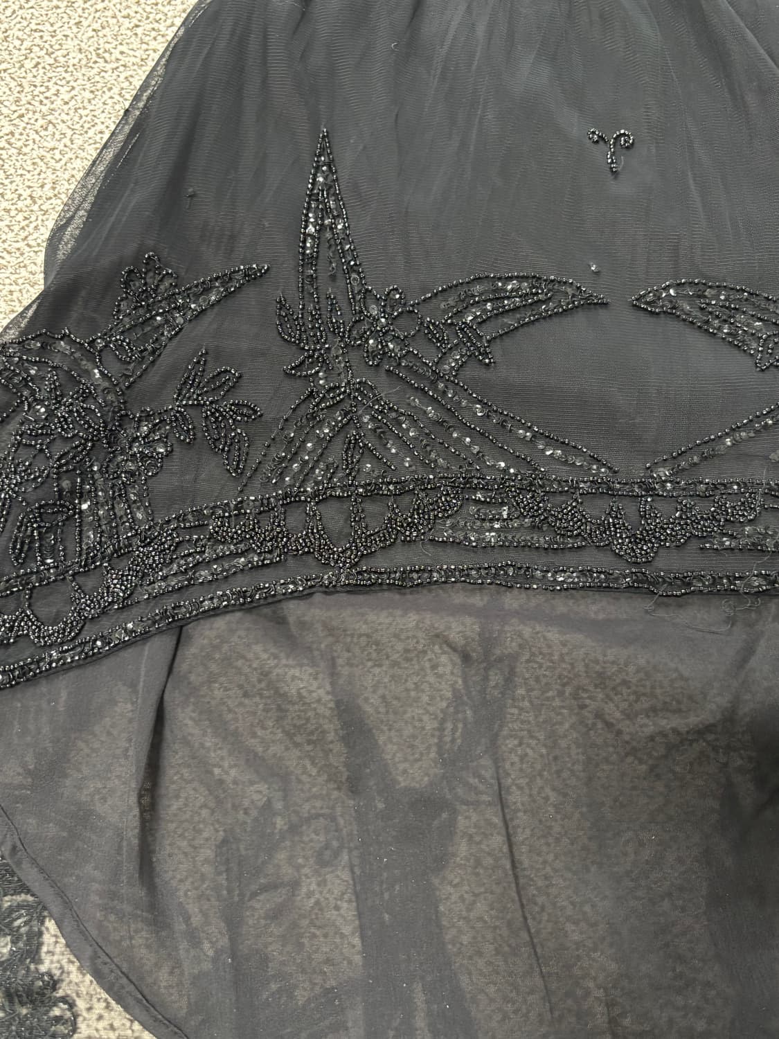 비즈 디테일 샤스커트  상품이미지2