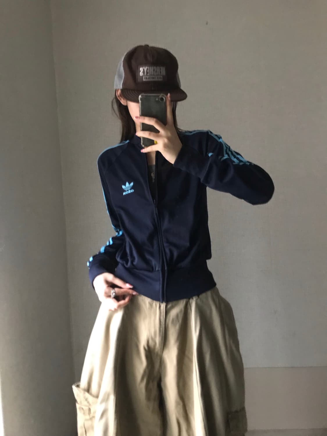 아디다스 네이비 연하늘 져지 상품이미지1