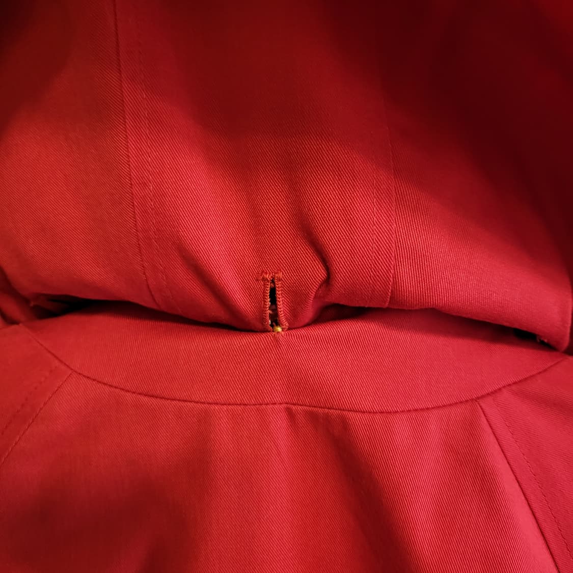 버버리 레드 노바 체크 후드 코트 트렌치 자켓 상품이미지6