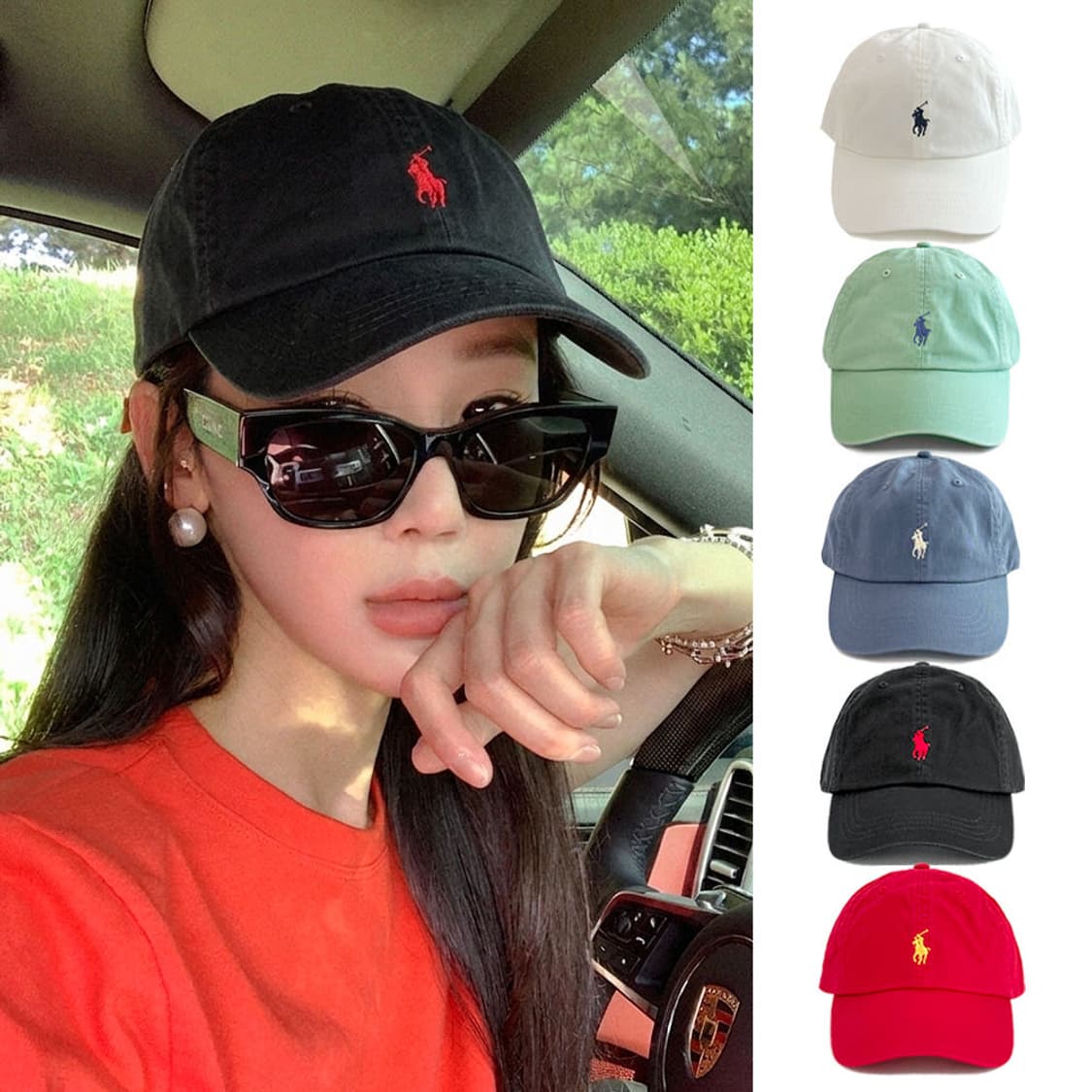 폴로 랄프로렌 볼캡 블랙  상품이미지1