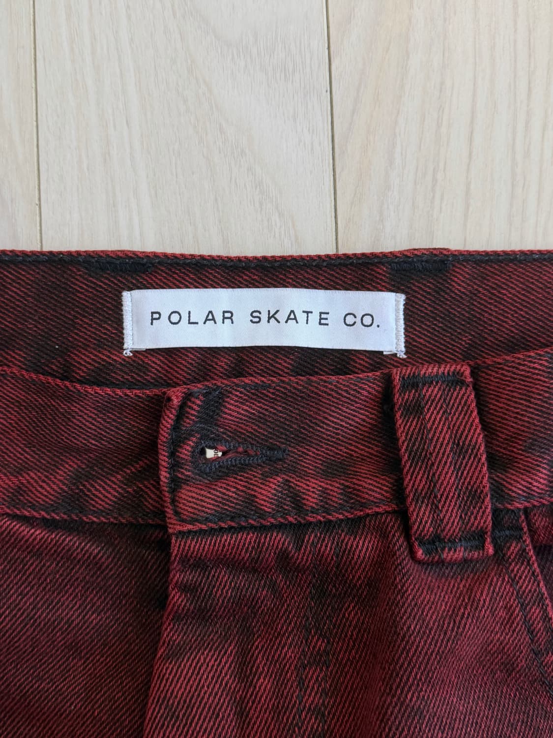 폴라스케이트 빅보이 팬츠 레드블랙 M 상품이미지3