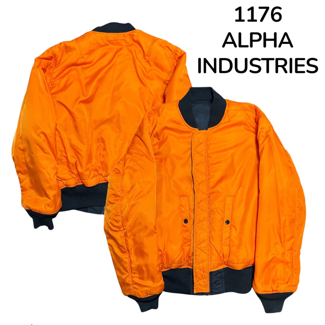 알파인더스트리 안티소셜클럽 콜라보 마원 항공 잠바 ma-1 M 상품이미지2