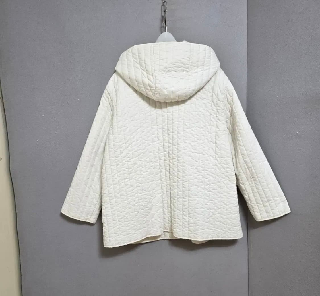 코스 면누빔 후드 점퍼 퀄팅 패딩 상품이미지2