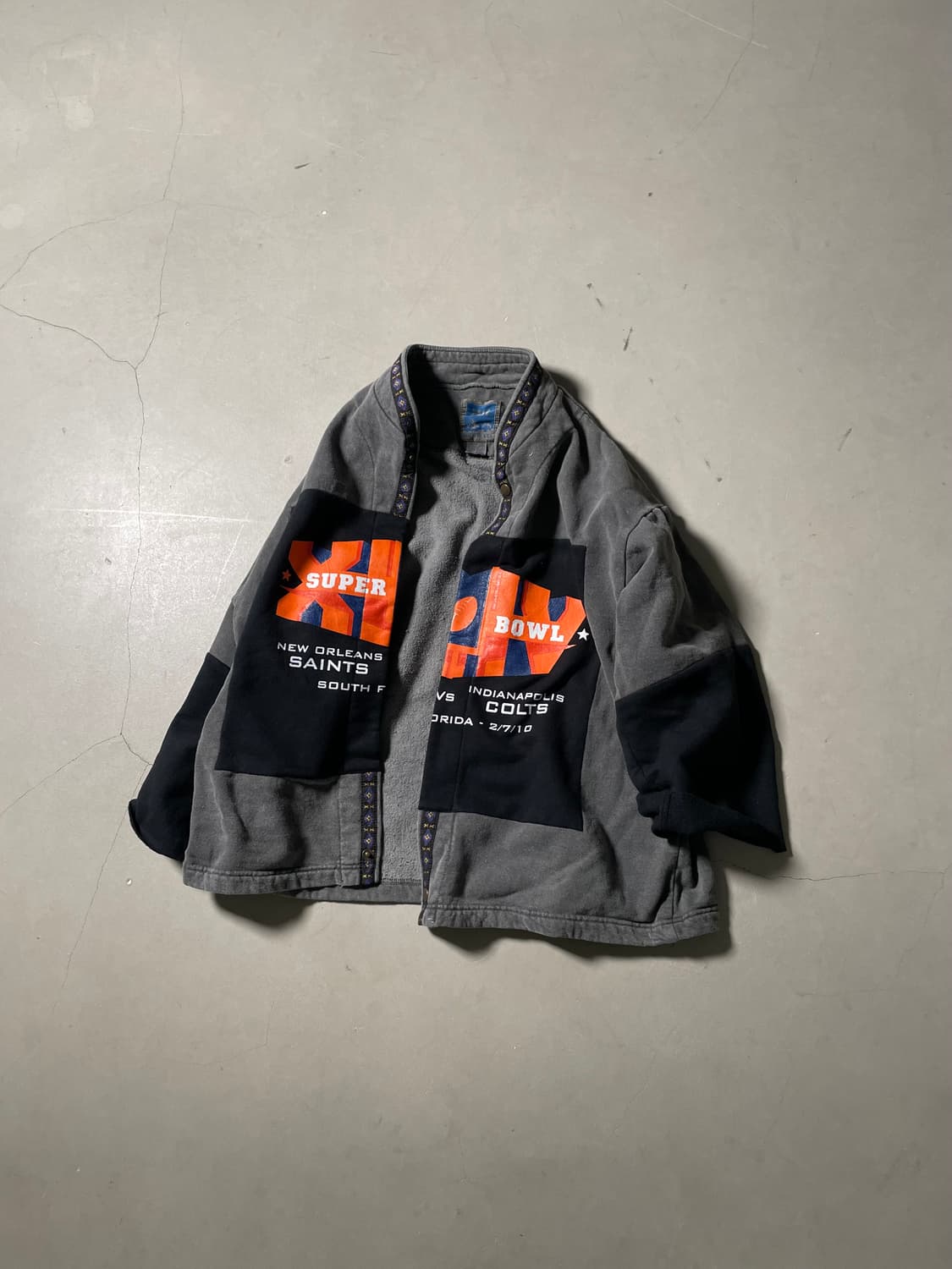 KZ RM Super Bowl Patchwork Fleece Jacket 상품이미지1