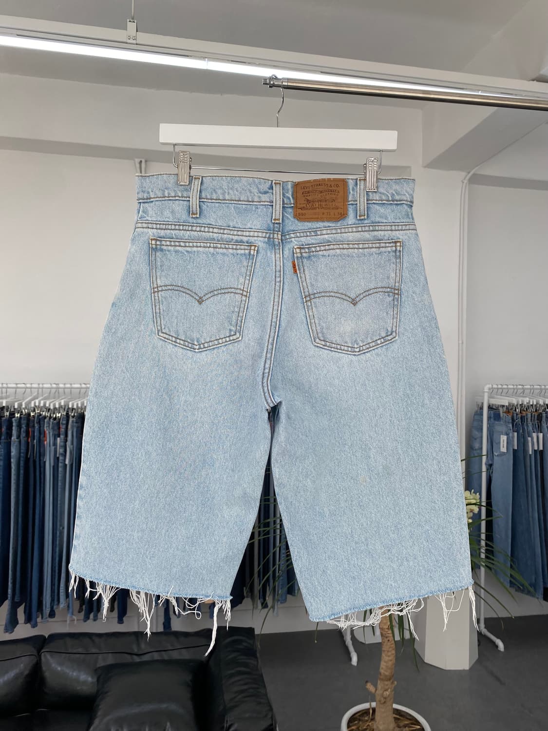 Levis550 CutOff 90sOrang Tab 32사이즈 a4898 상품이미지4