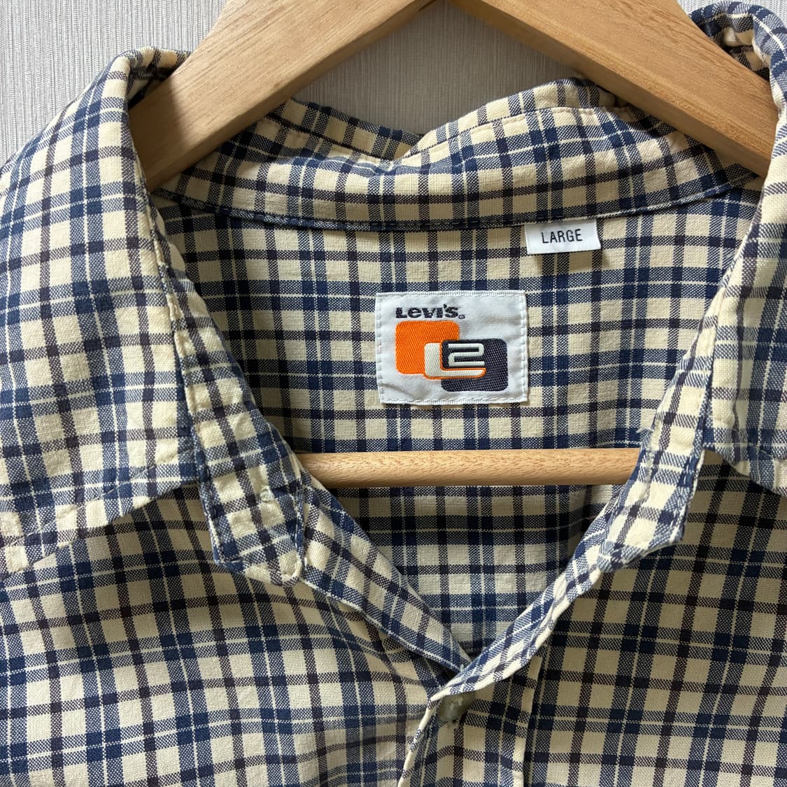 리바이스 빈티지 체크셔츠 가을셔츠 오버핏 100~105 상품이미지2