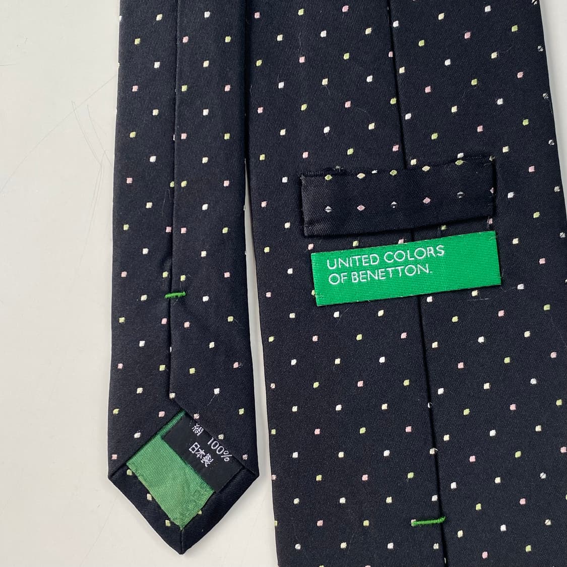 베네통 명품 정품도트 블랙넥타이 (BENETTON) 상품이미지7