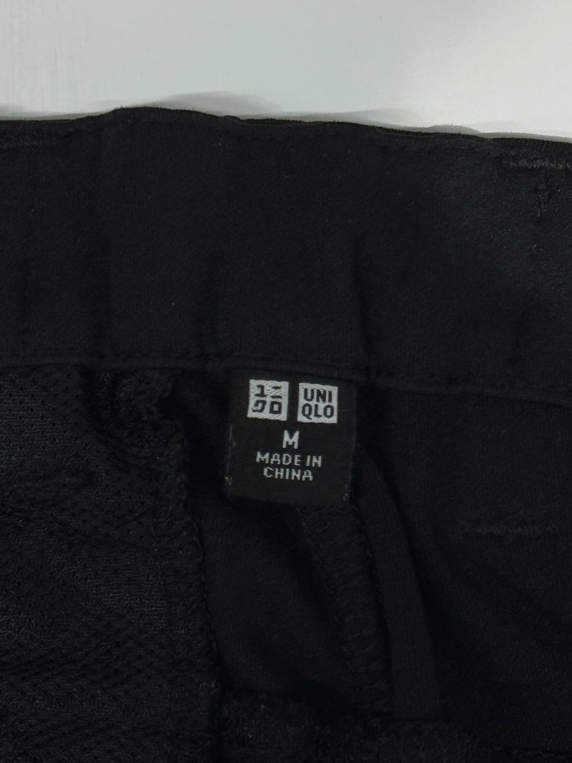 UNIQLO 유니클로 슬랙스 밴딩 팬츠 블랙 상품이미지5