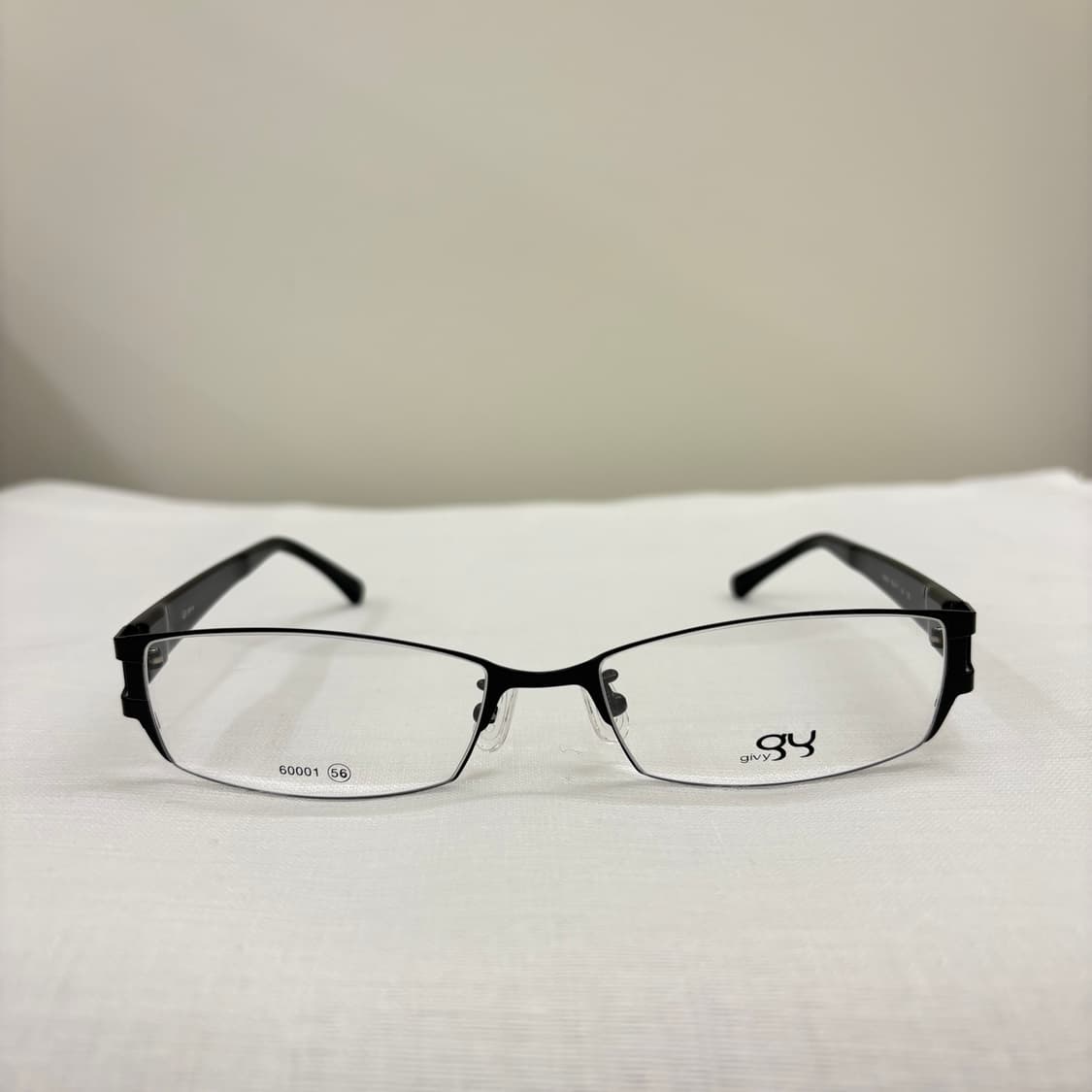 GIVY 기비 블랙 사각 빈티지안경 상품이미지3