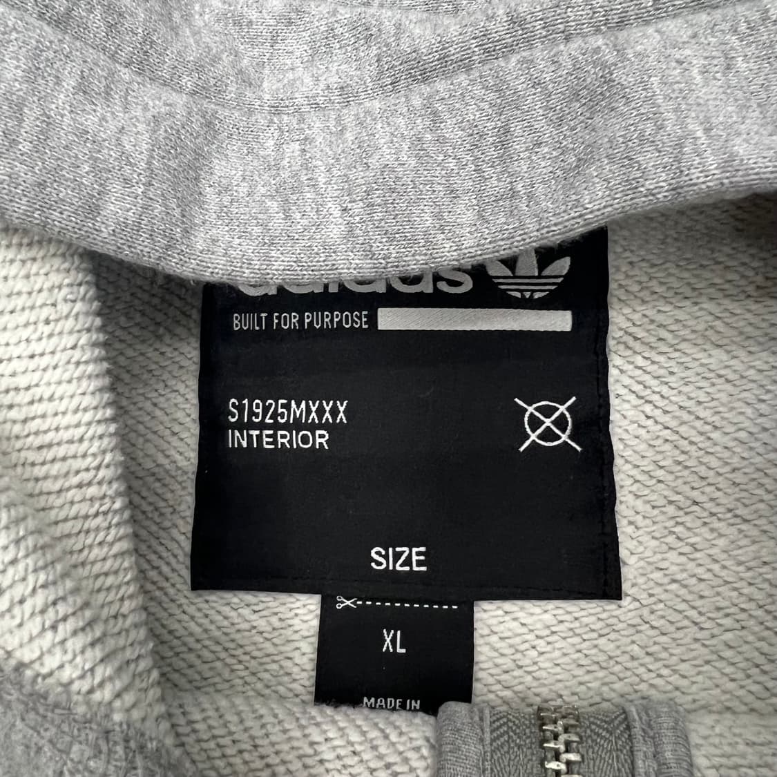 아디다스 그레이 후드집업 상품이미지2