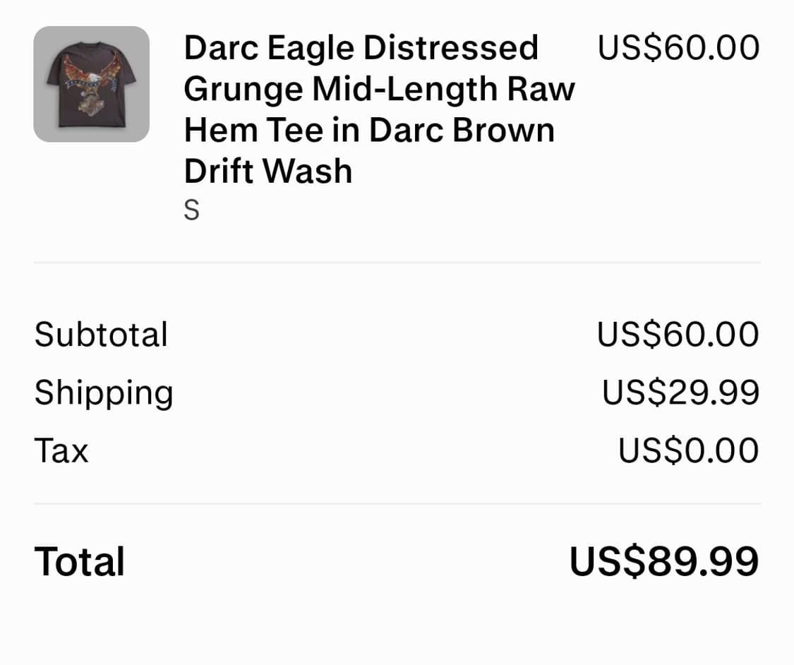 Darc sports x Harley davidson 티셔츠 스몰 상품이미지4