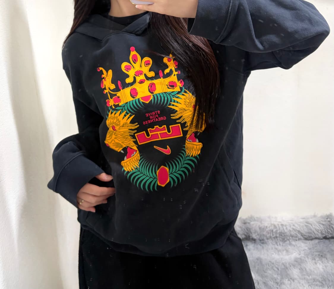 나이키 르브론 제임스 루즈핏 후드티(xl) 상품이미지1