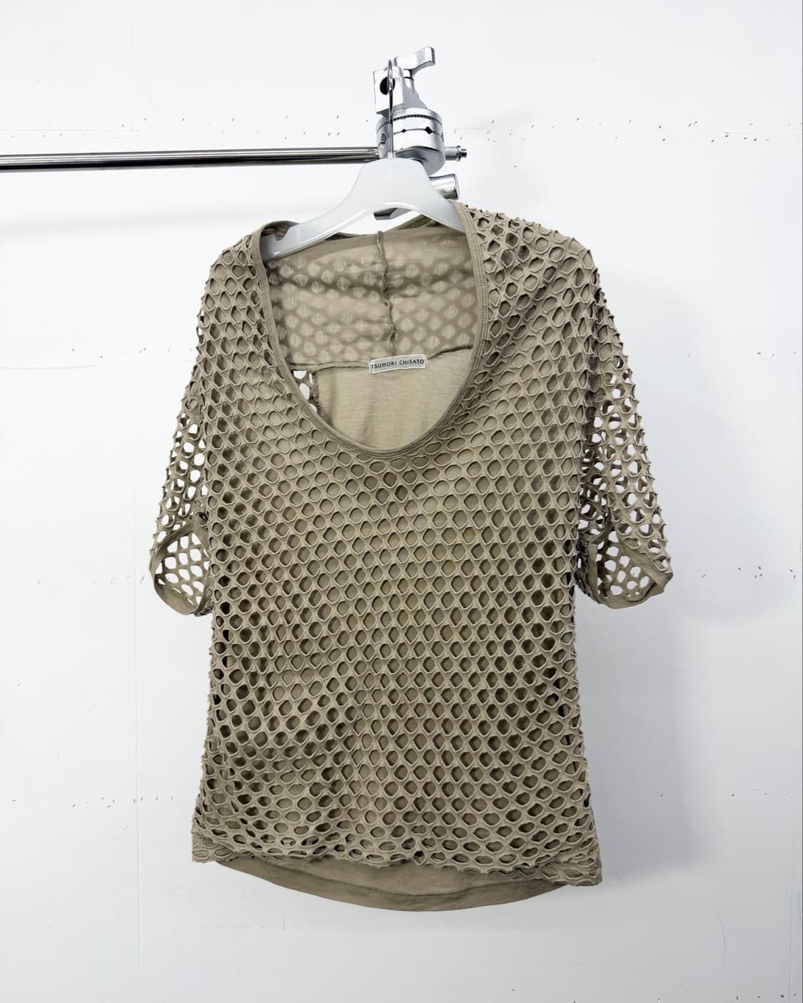 00s TsumoriChisato Open Mesh Layered Tee 상품이미지3