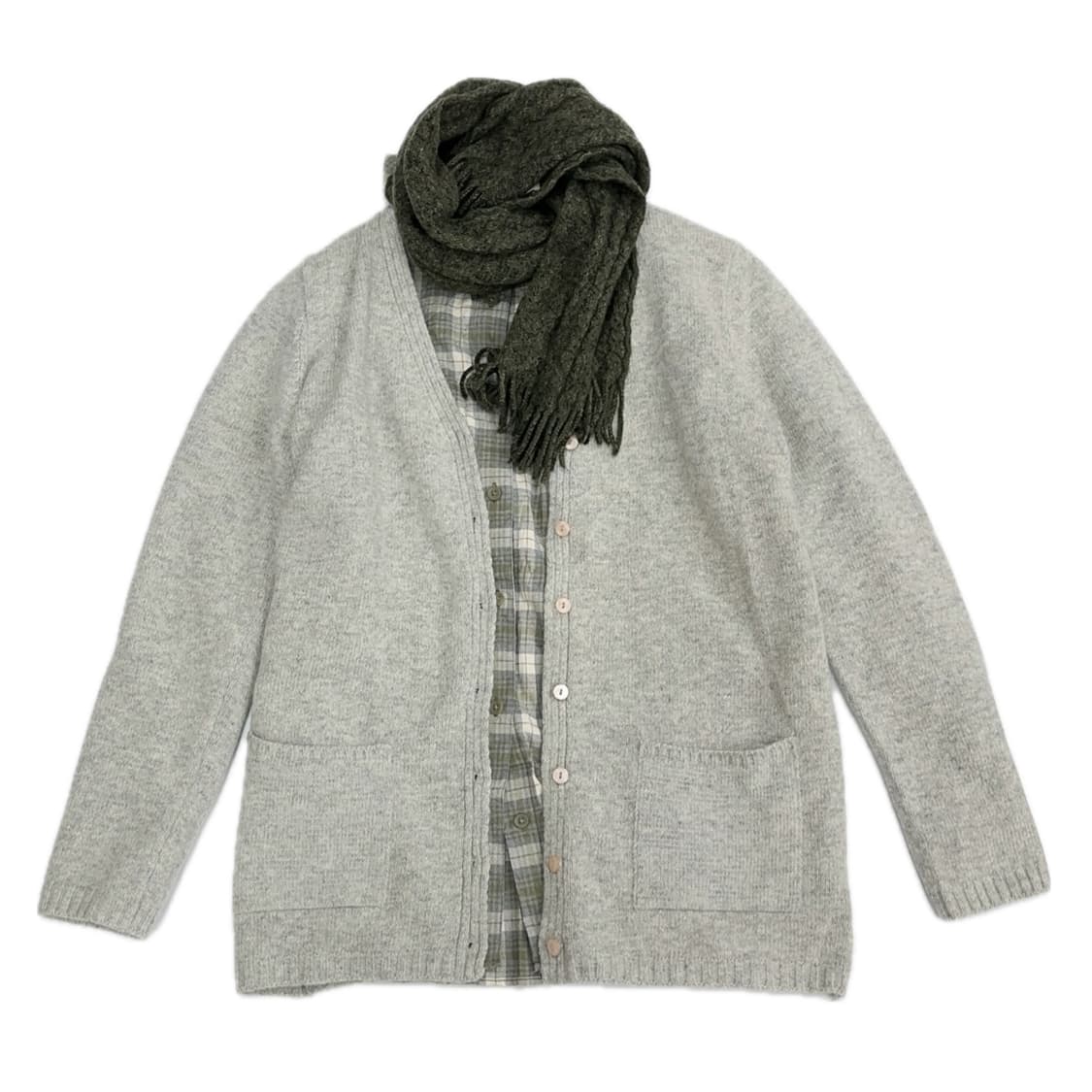 🍵하구미의 말차맛 코디세트🍵 레이어드 그런지 오리엔탈히피  상품이미지4