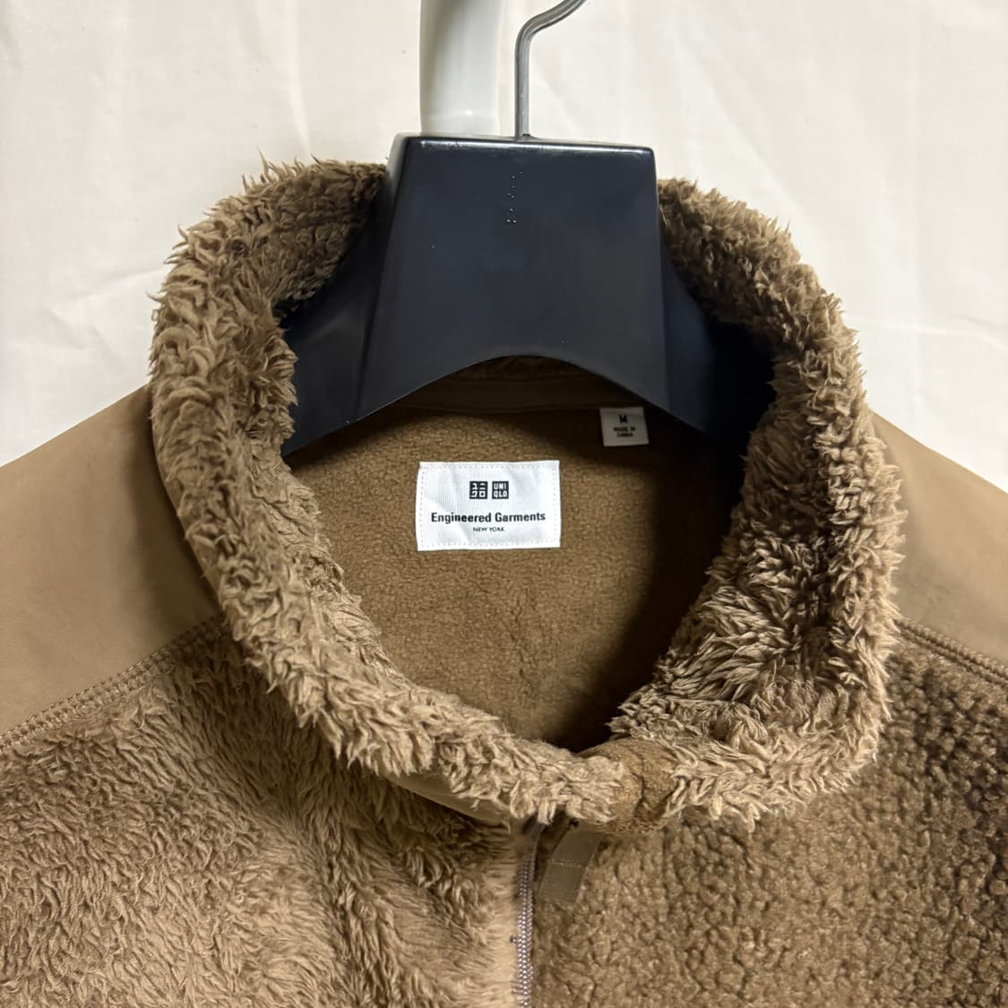 유니클로x엔지니어드 가먼츠 콜라보 플리스 집업 / 브라운, M 상품이미지4