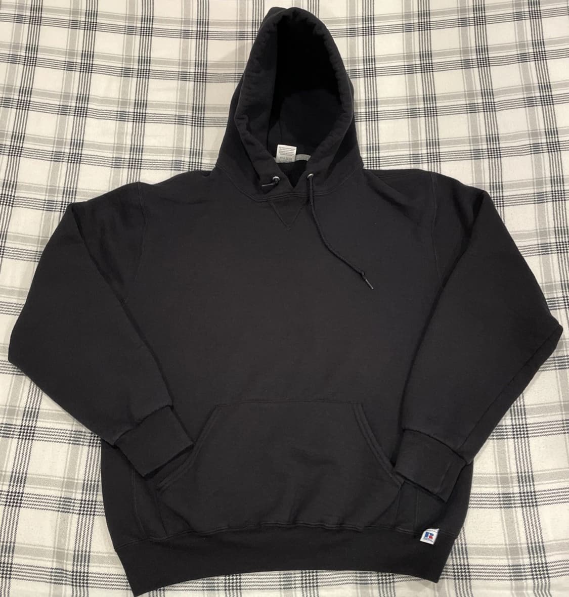 러셀 애슬레틱 빈티지 블랙 후드티 상품이미지1