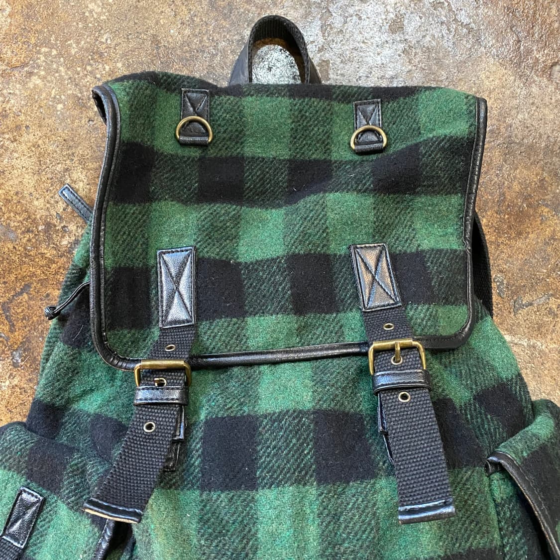 빔즈 체크 백팩 상품이미지4