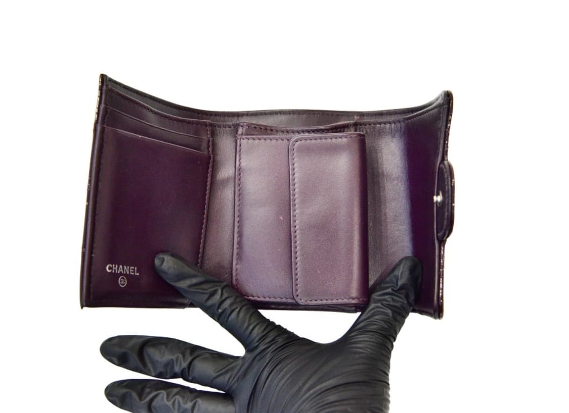 샤넬 버건디 페이던트 반지갑 (정품) 상품이미지6