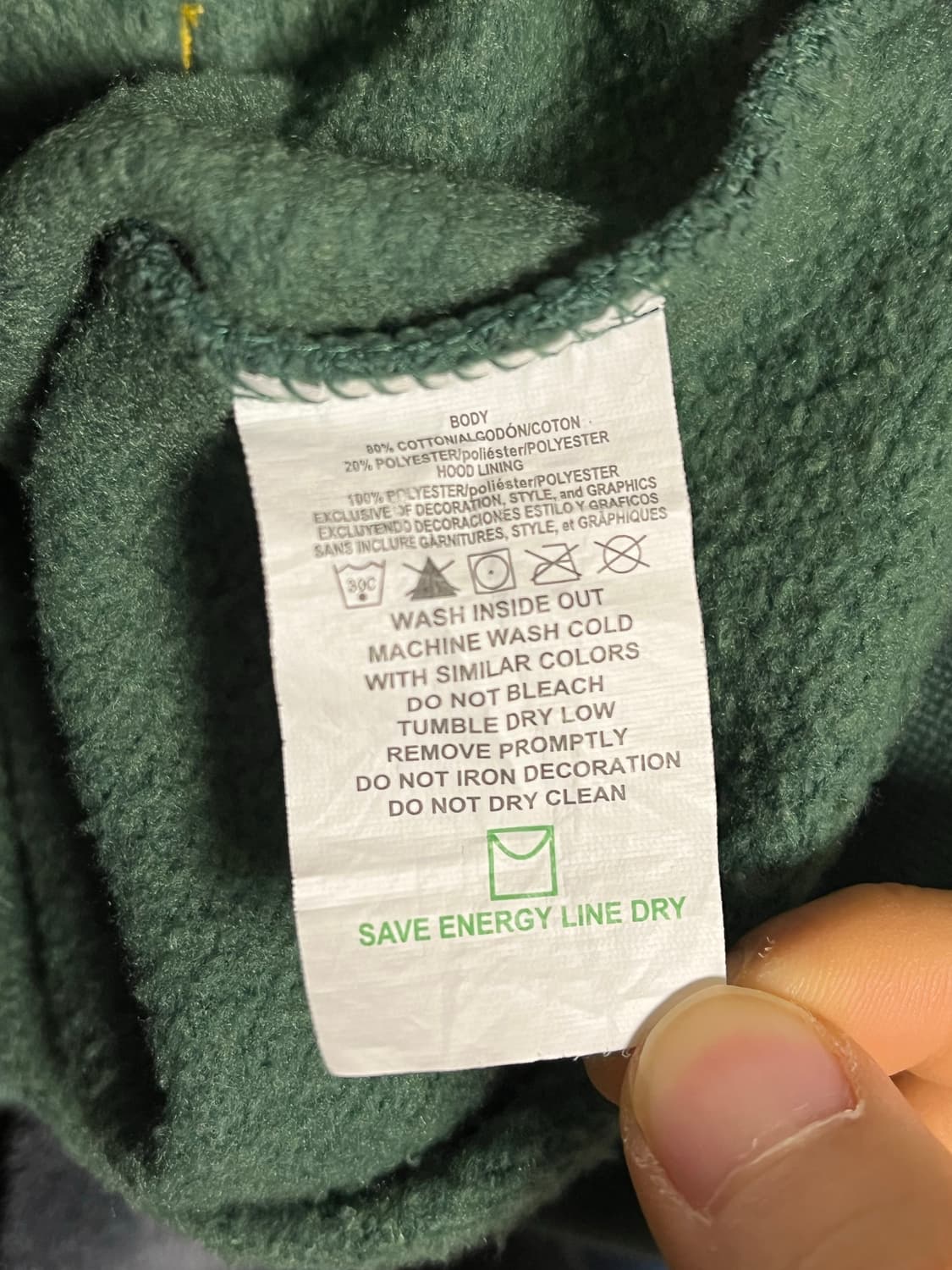 빈티지 마제스틱 그린 후드집업 상품이미지6