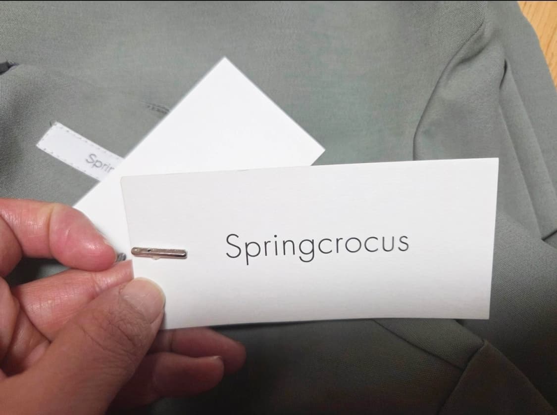 스프링크로커스(springcrocus) 버튼 슬릿원피스 프리사이즈 새상품 상품이미지8