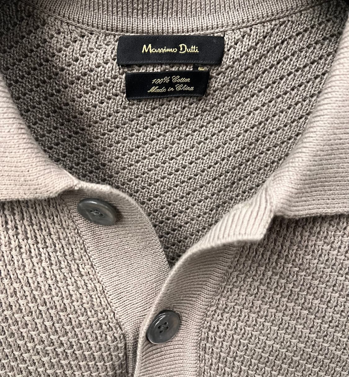 마시모두띠 Massimo Dutti 니트 폴로 셔츠 상품이미지2