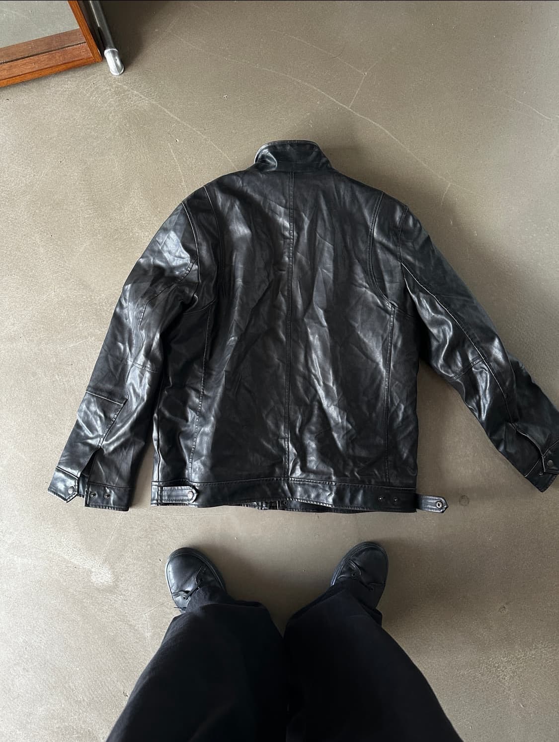 levis 트러커 쉐르파 레더 자켓 상품이미지4