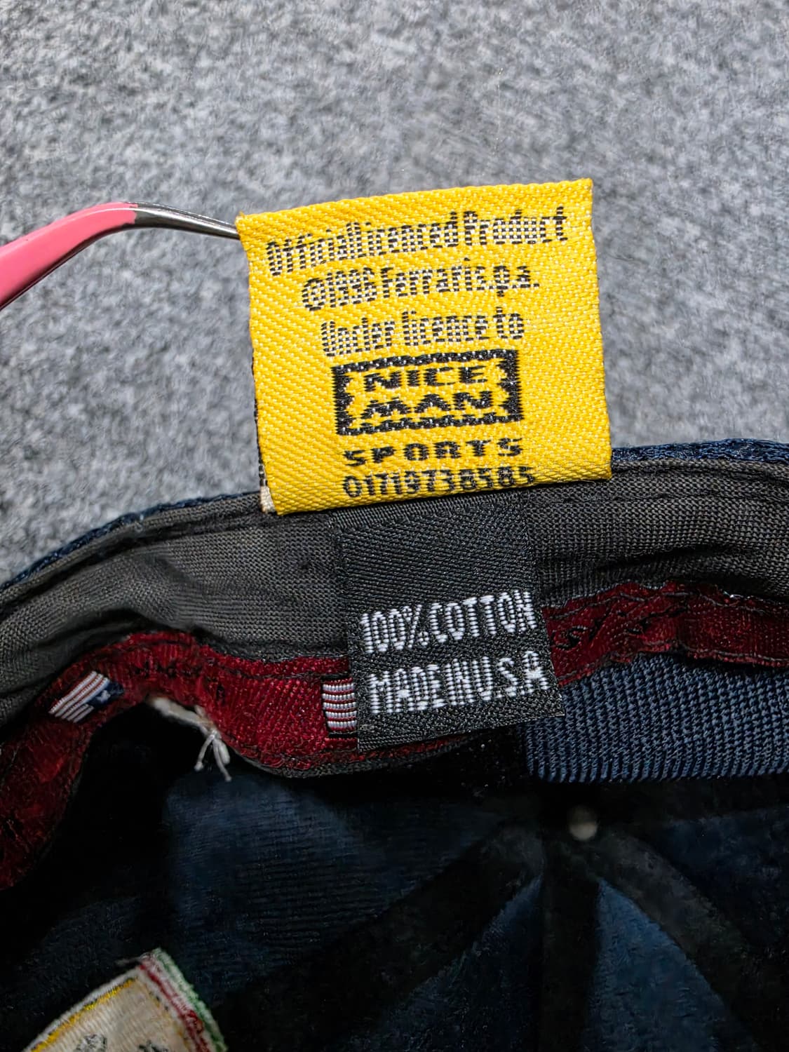 Ferrari 페라리 스쿠데리아 레이싱 메쉬 볼캡 모자 네이비 상품이미지10