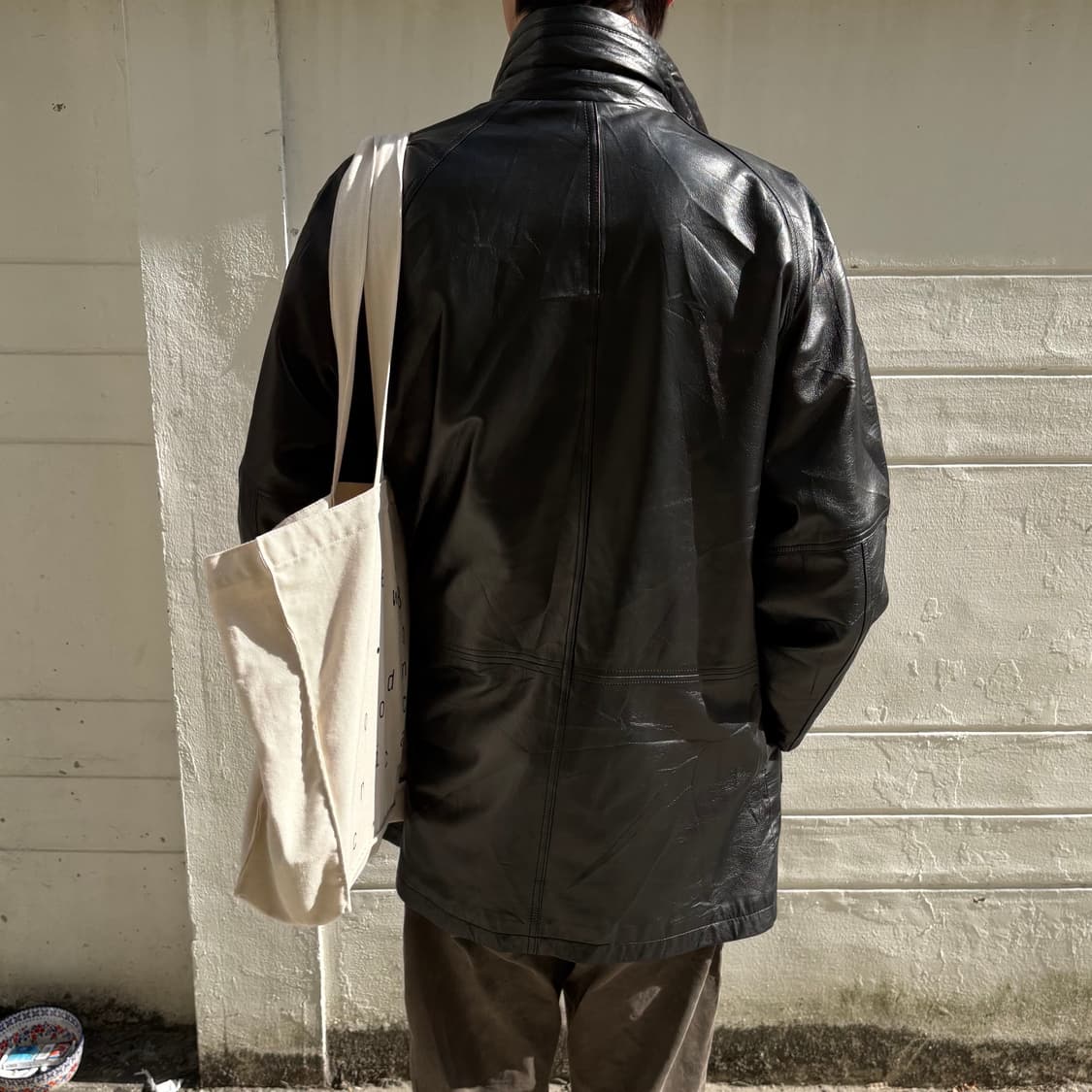 vtg toggle lambskin car coat 상품이미지2