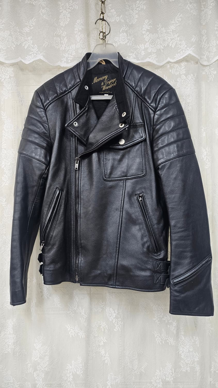 커스텀멜로우 양가죽 라이더자켓  상품이미지2