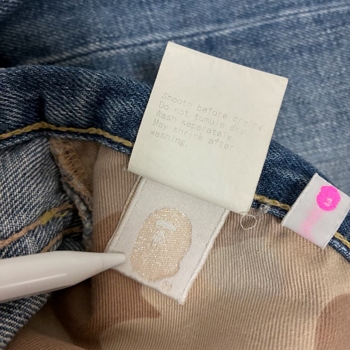Bape Saru Denim Pants 상품이미지6