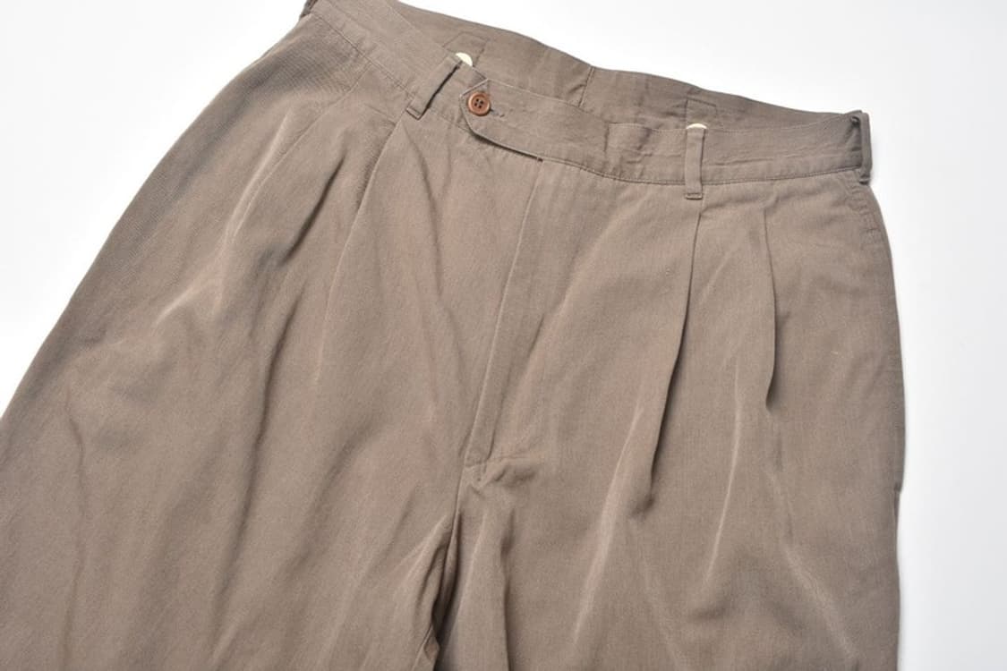 90S 발렌티노 와이드핏 그루카 슬랙스 팬츠 P029 상품이미지4