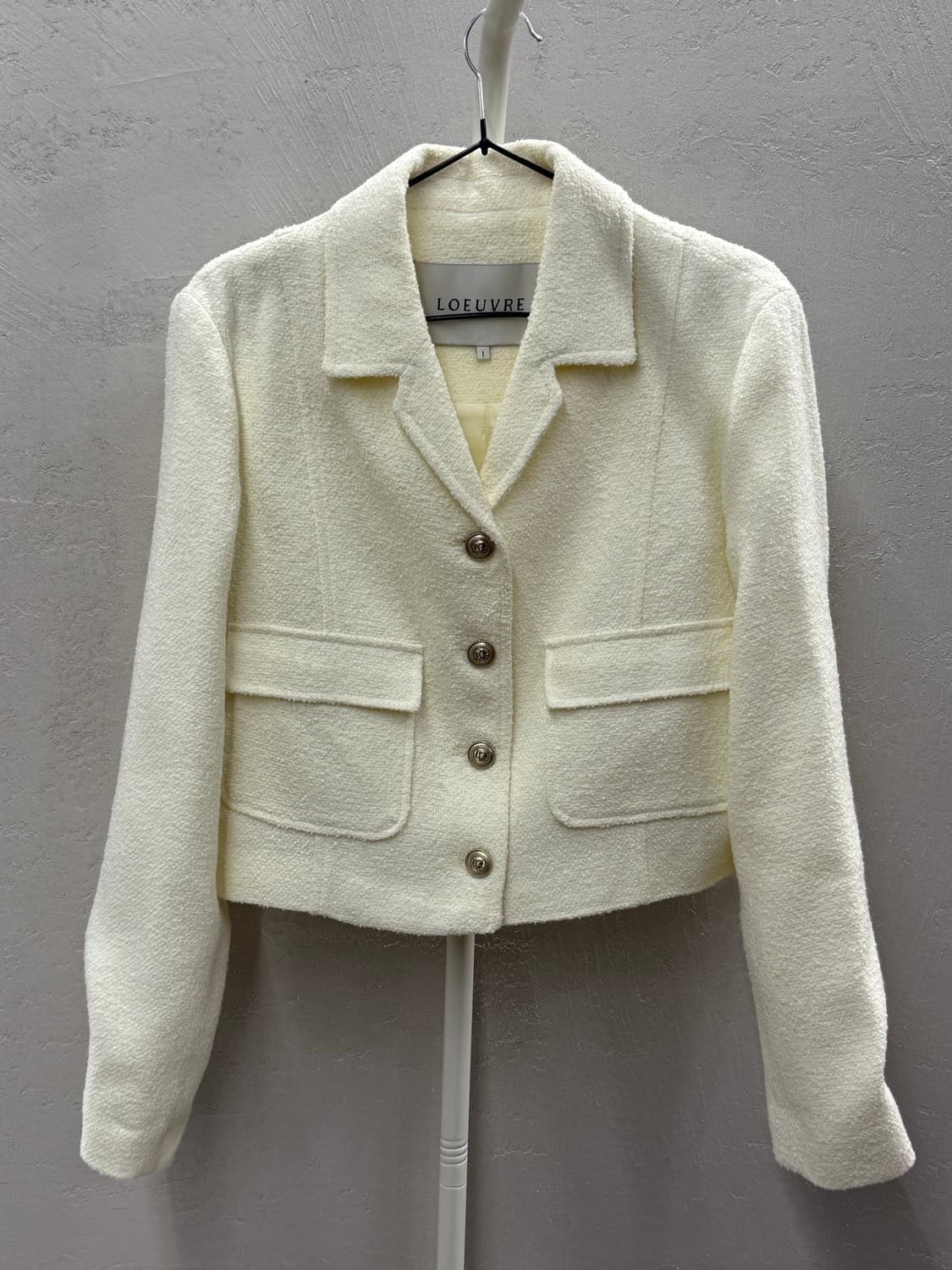 LOEUVRE 루에브르 트위드 아이보리 1  상품이미지2