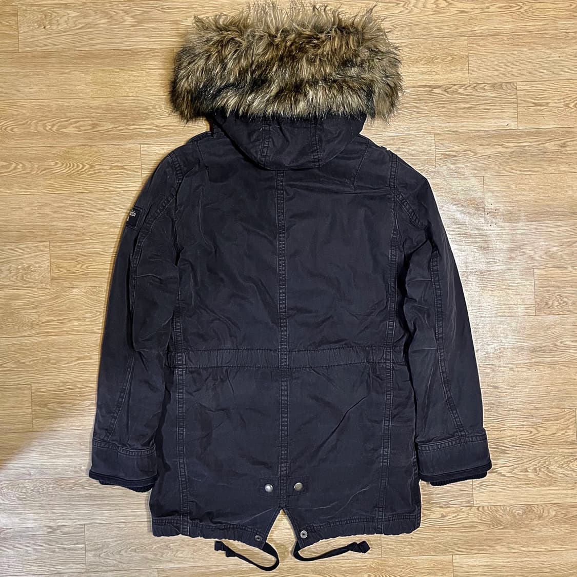 정품) 아베크롬비 프리미엄 쉐르파 양털 후드퍼 야상 패딩/ 100-105 상품이미지3
