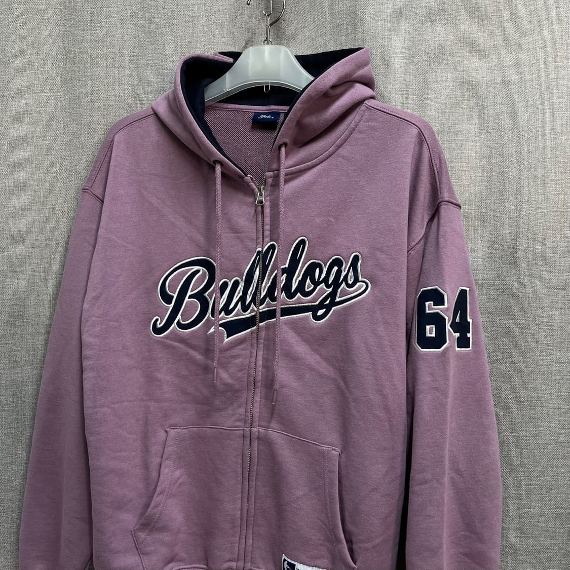 [L/오버핏] 예일(YALE) 불독 그래픽 후드집업 자켓 상품이미지2