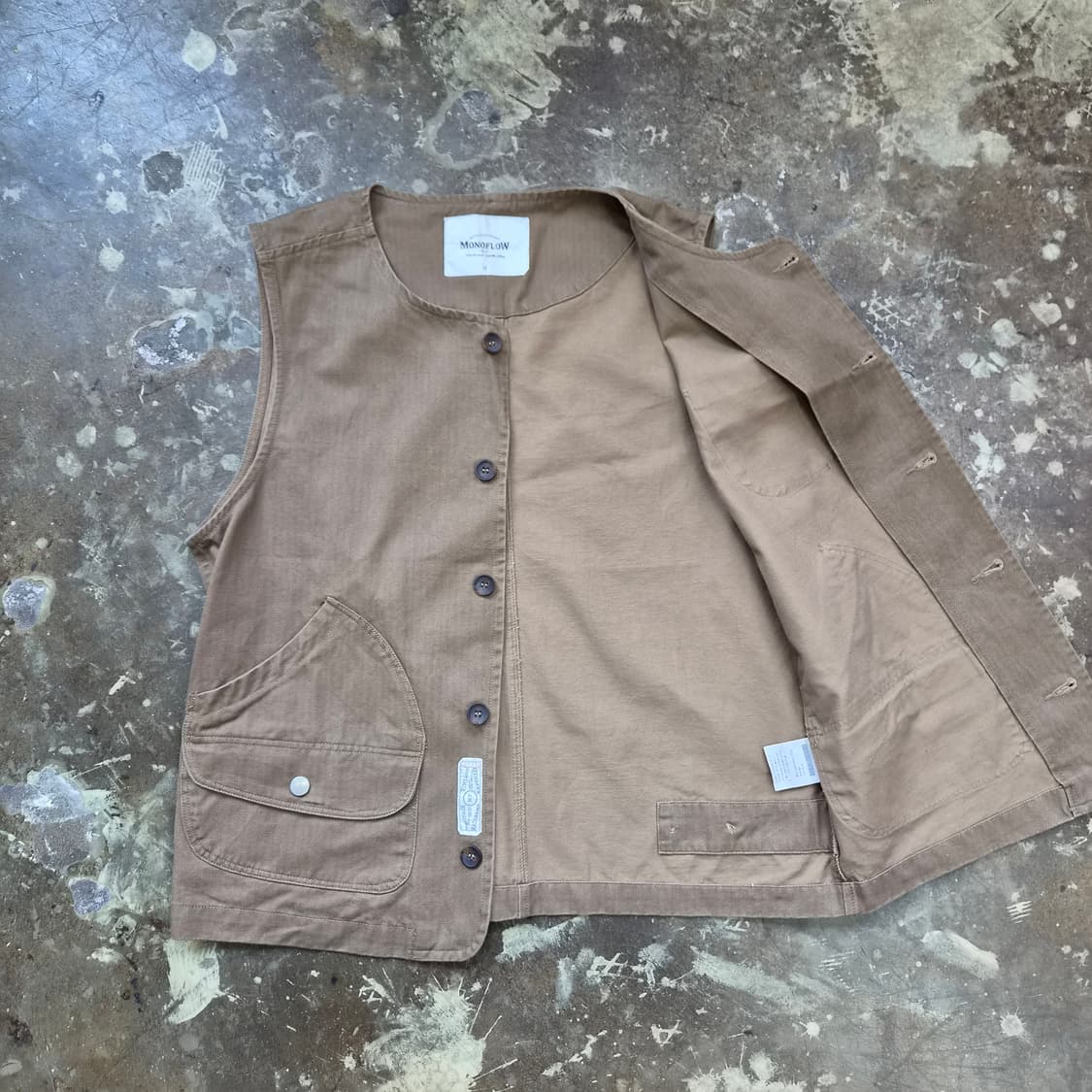 모노플로우 아메카지 워크 베스트 조끼 아메카지 워크웨어 상품이미지6