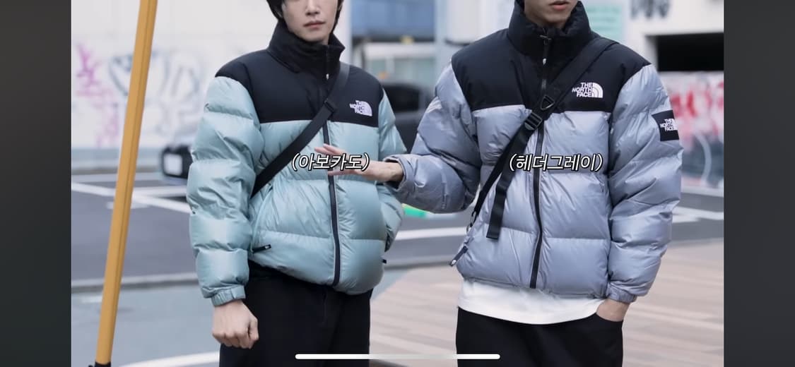 노스페이스 화이트라벨 노벨티 눕시 다운 자켓 아보카도 L 상품이미지8