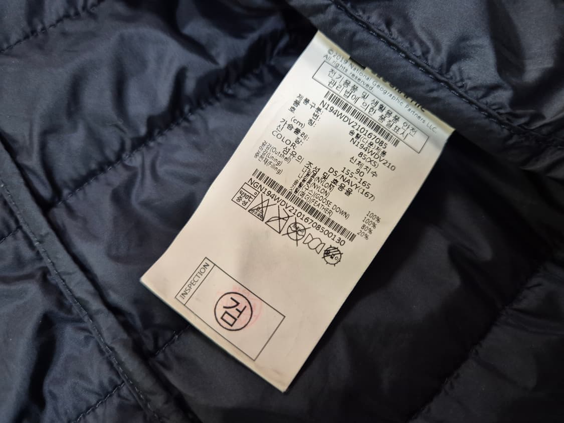 내셔널 여성 경량 구스다운 패딩조끼 85(XS) 상품이미지8