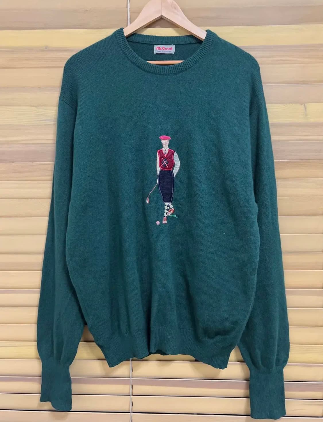 맥그란트 스코틀랜드 남성 앙고라울니트스웨터 L 상품이미지2