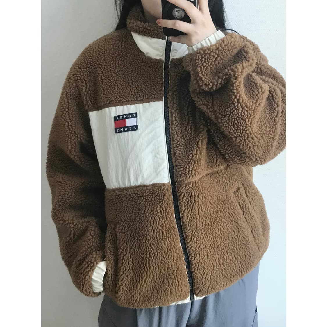 타미힐피거 리버시블 플리스 패딩 L 상품이미지1