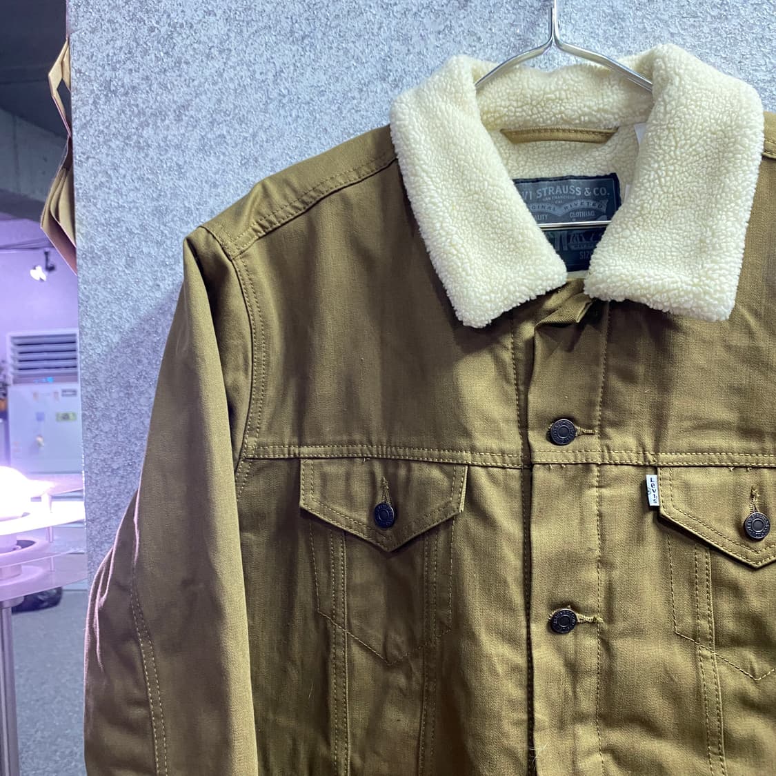 리바이스 쉐르파 브라운 자켓 B3436 상품이미지3