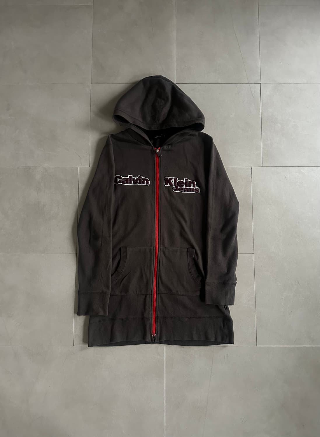 brown 2way hood zip-up 상품이미지7