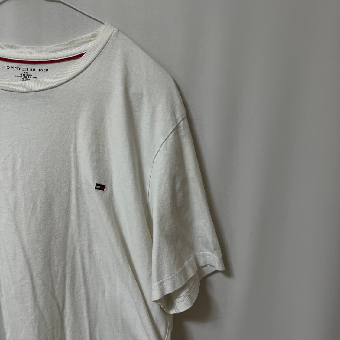 타미힐피거 미니플래그 라운드넥 반팔티 L/100 상품이미지3