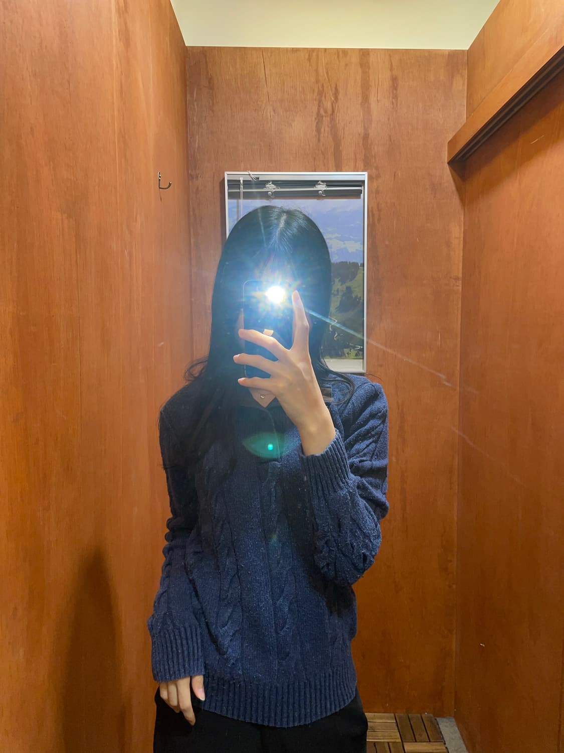 (S) POLO 폴로 랄프로렌 케이블 하이넥 니트  상품이미지1