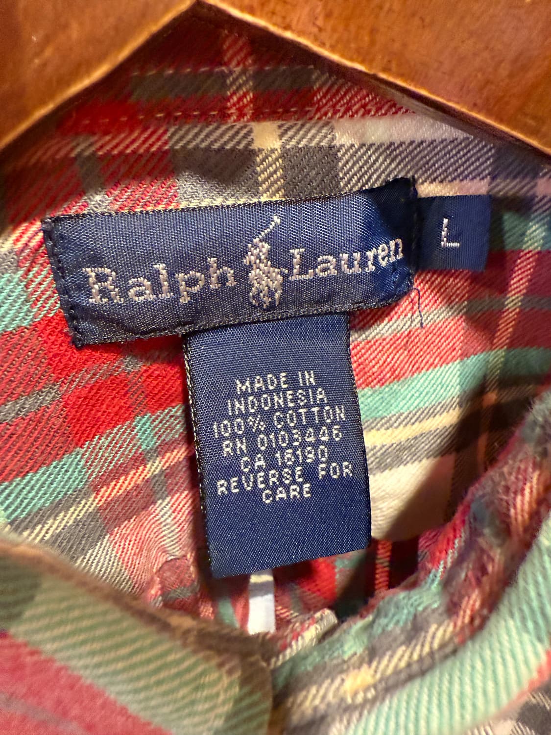 폴로 랄프로렌 그레이포니 멀티컬러 체크셔츠 상품이미지2